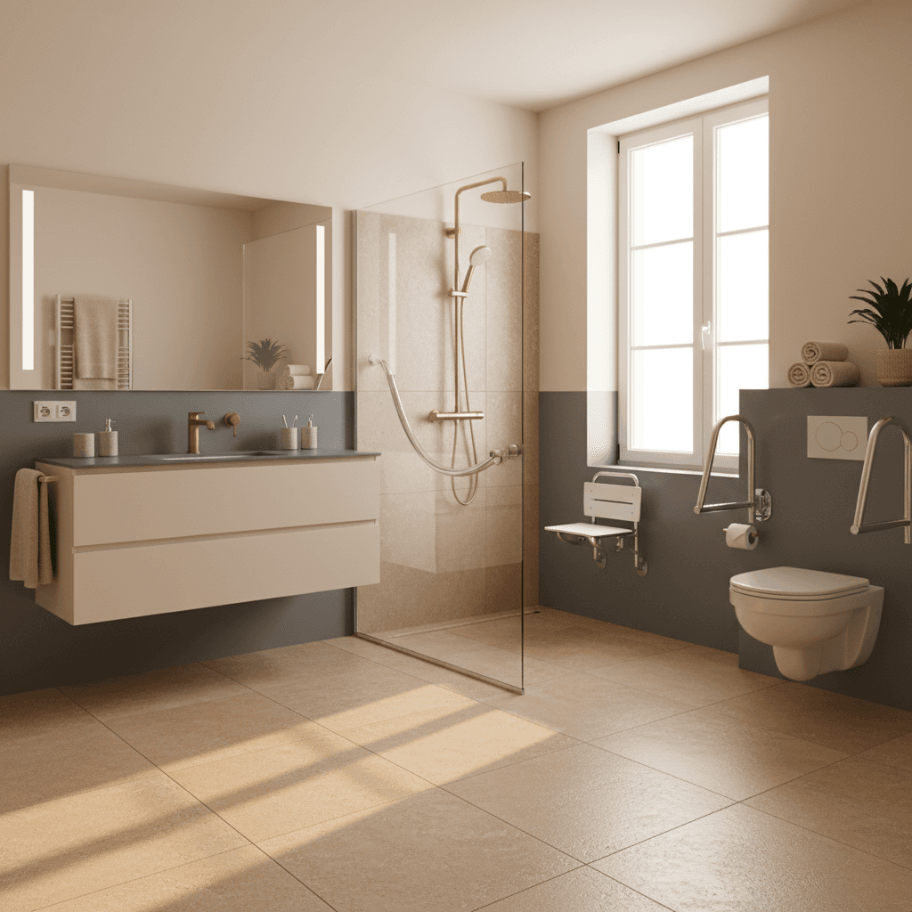 Salle de bain PMR Differdange