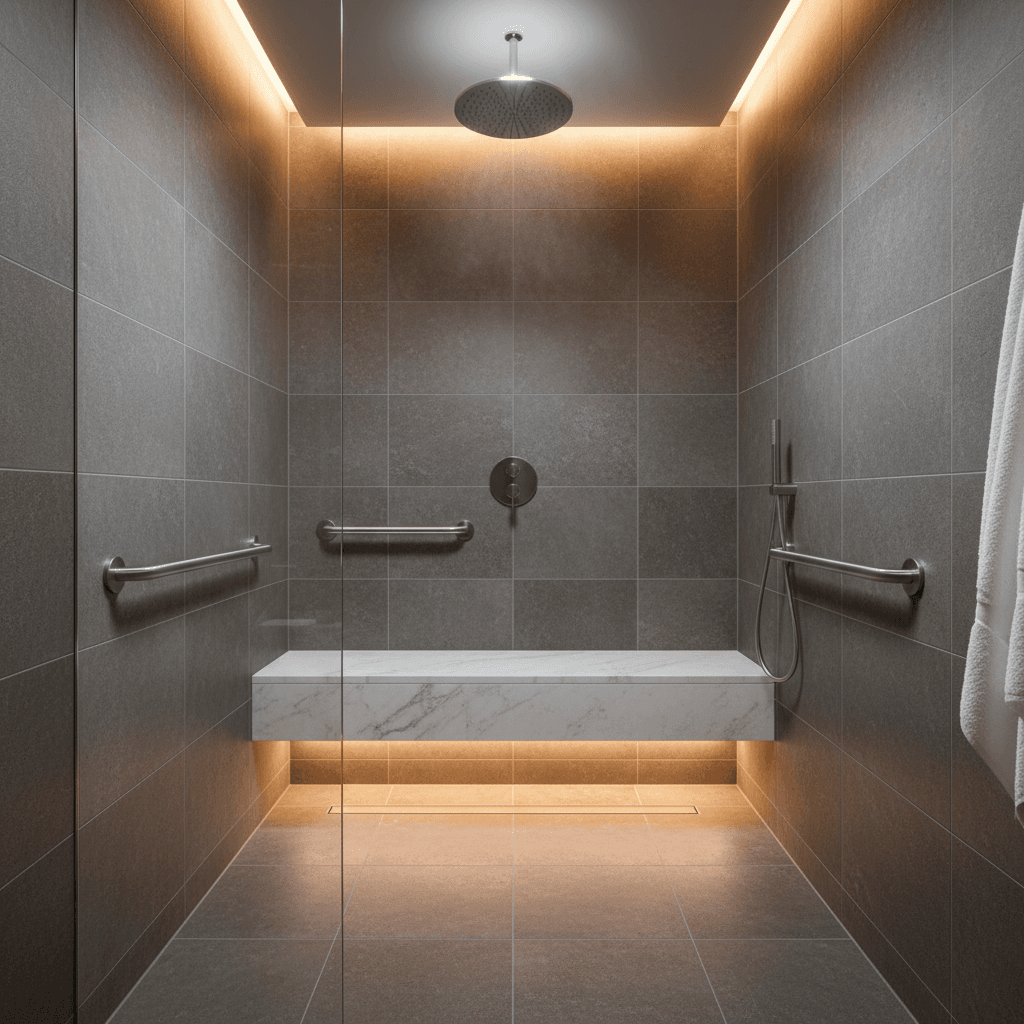 Salle de bain PMR Dudelange